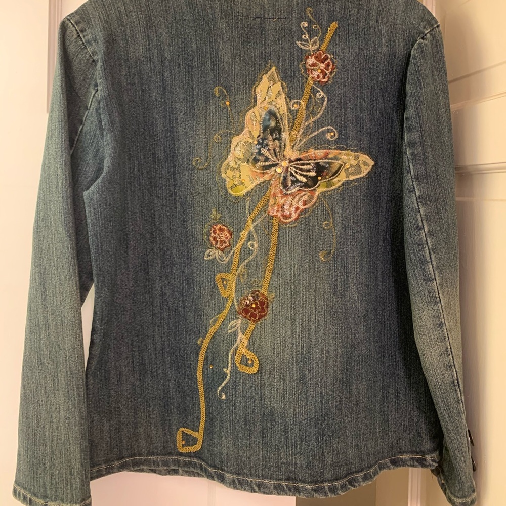 Jou Jou Denim Butterfly jacket
